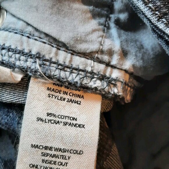 Soft Surroundings Jeans Womens Medium Blue Camo Skinny Pull On Jegging Stretch - Picture 5 of 11